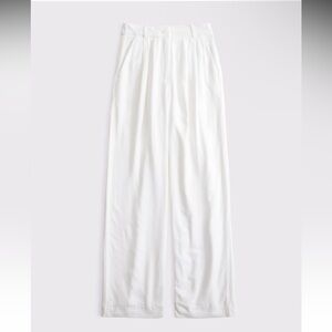 Abercrombie & Fitch Sloane linen blend tailored Pants: size curve love M tall